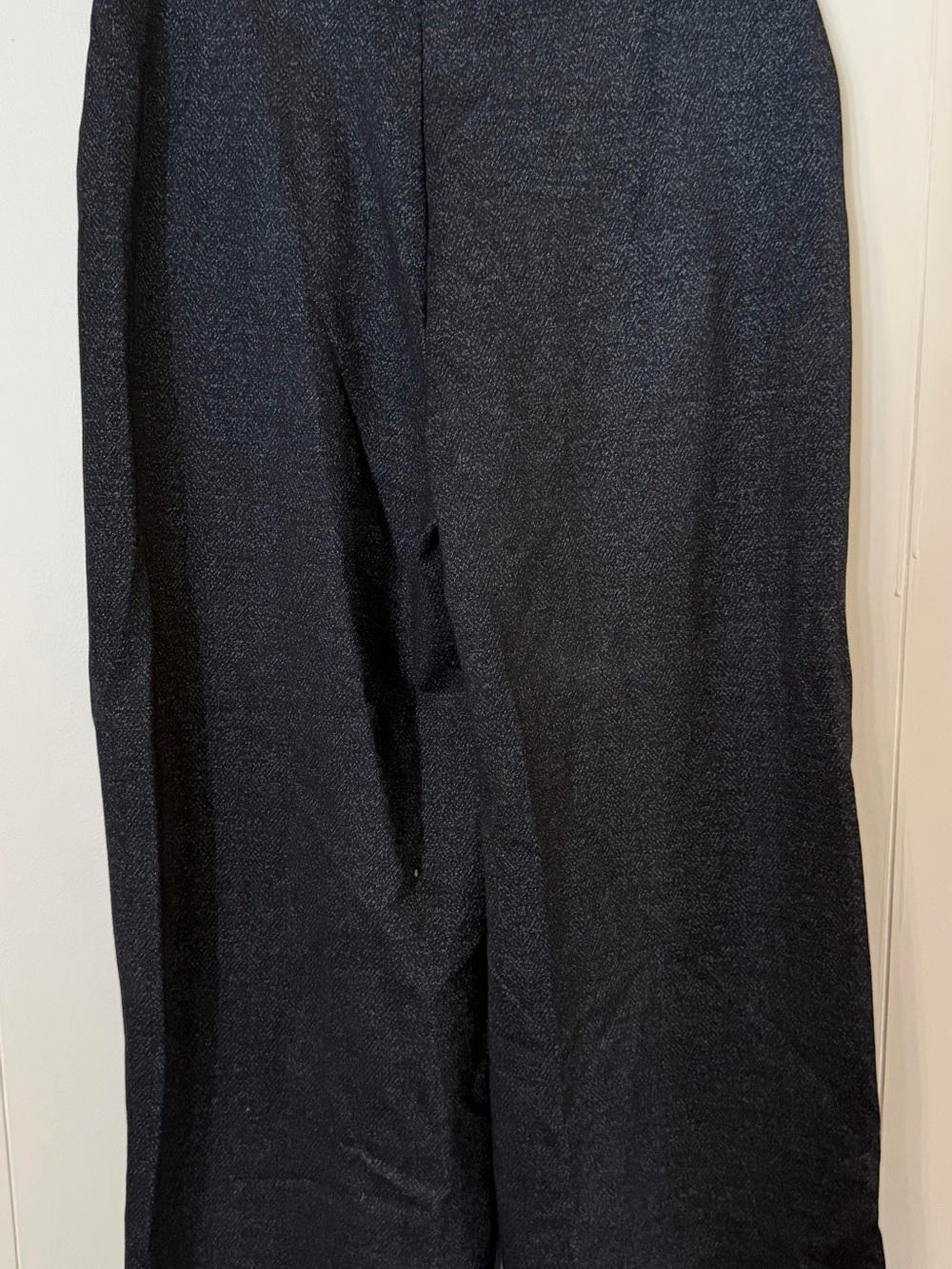 Dark Gray Dress Pants - knit wide leg - Picture 2 of 3